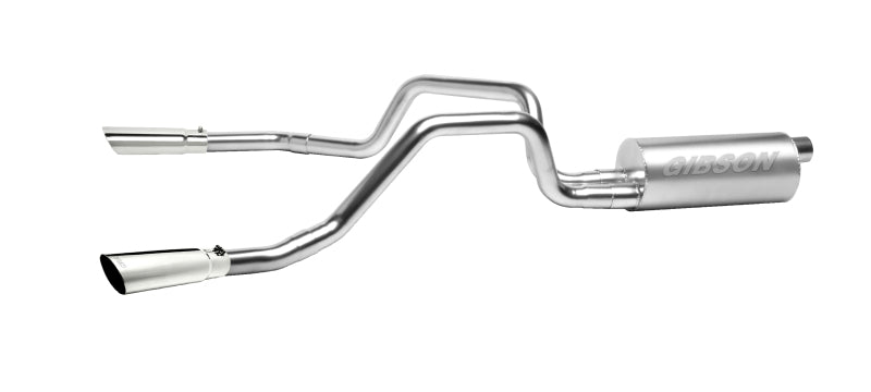 Gibson 99-05 Chevrolet Silverado 1500 Base 4.3L 2.5in Cat-Back Dual Split Exhaust - Aluminized