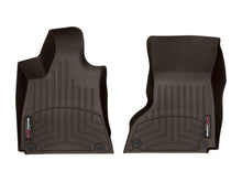 Load image into Gallery viewer, WeatherTech 14-16 Maserati Quattroporte Front FloorLiner - Cocoa (2 Grommet Style)