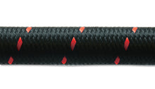 Load image into Gallery viewer, Vibrant -12 AN Two-Tone Black/Red Nylon Braided Flex Hose (20 foot roll)