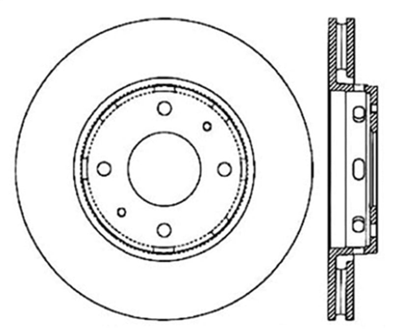 StopTech Slotted & Drilled Sport Brake Rotor