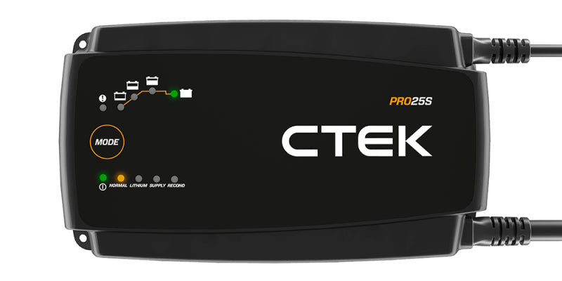 CTEK PRO25SE Battery Charger - 50-60 Hz - 12V - 19.6ft Extended Charging Cable