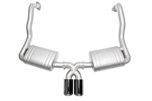 Load image into Gallery viewer, SOUL 13-16 Porsche 981 Cayman / Boxster Performance Exhaust - Black Chrome Double Wall Tips
