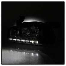 Load image into Gallery viewer, xTune Dodge Charger 06-10 1Pc LED Crystal Headlights Black HD-ON-DCH05-1PC-LED-BK