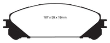 Load image into Gallery viewer, EBC 10+ Lexus RX350 3.5 (Japan) Greenstuff Front Brake Pads