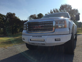 Iron Cross 07-14 GMC Sierra 2500/3500 Low Profile Front Bumper - Gloss Black