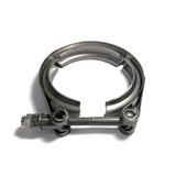 Ticon Industries 5in Stainless Steel V-Band Clamp for GT47-55 Divided Housing