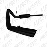 MBRP 2004-2008 Ford F-150 EC/CC-SB 3in Cat-Back Single Side AL - Black