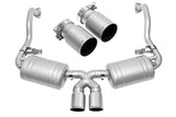 SOUL 05-08 Porsche 987.1 Cayman / Boxster Performance Exhaust - Straight Cut Sig Satin Tips