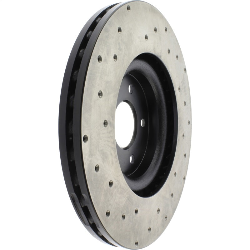 StopTech 05-06 Mercedes Benz C55 AMG Sportstop Drilled Left Front CRYO Rotor