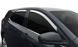 AVS 17-22 Kia Sportage Ventvisor Outside Mount Window Deflectors 4pc - Chrome