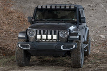 Load image into Gallery viewer, Diode Dynamics Jeep JL SS5 4-Pod CrossLink Grille Lightbar Kit Sport - Yellow Combo