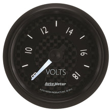 Load image into Gallery viewer, Autometer GT Series 52mm Full Sweep Electronic 8-18 Volts Voltmeter