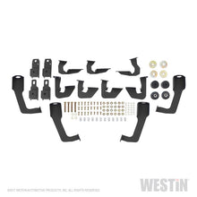 Load image into Gallery viewer, Westin/HDX 07-19 Chevy Silv 2500/3500 Crew (8ft) (Excl Dually) Drop WTW Nerf Step Bars - Blk
