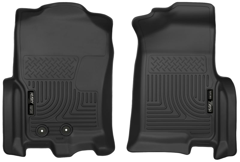 Husky Liners 11-17 Ford Expedition X-Act Contour Front Black Floor Liners - GTR Auto