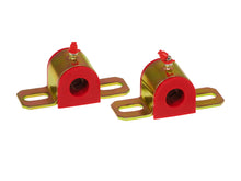Load image into Gallery viewer, Prothane Universal Greasable Sway Bar Bushings - 13/16in - Type B Bracket - Red