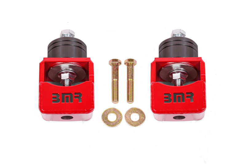 BMR Chevy SS and Pontiac G8 Motor Mount Kit (Solid Bushings) Red - GTR Auto