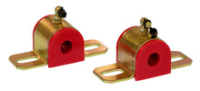 Load image into Gallery viewer, Prothane Universal 90 Deg Greasable Sway Bar Bushings - 5/8in - Type B Bracket - Red
