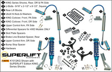Load image into Gallery viewer, Superlift 05-20 Toyota Tacoma 4WD (Excl TRD Pro Models) - w/ King Shocks 3in Lift Kit