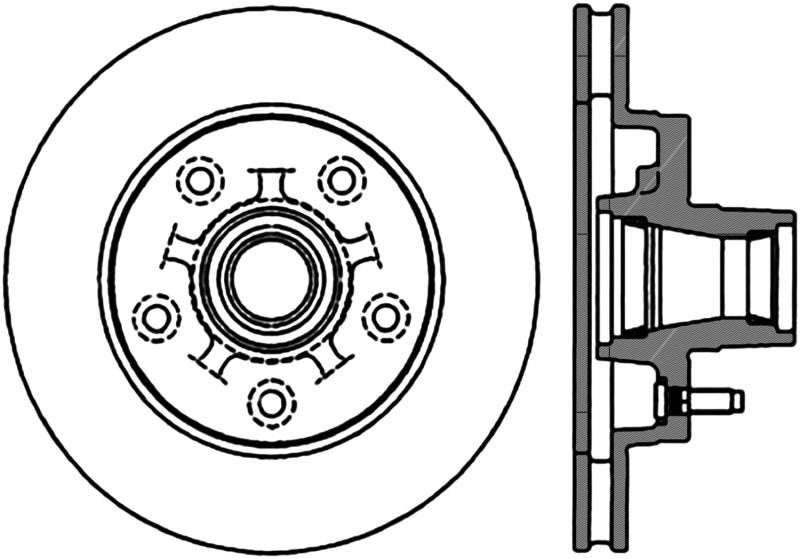 Stoptech 89-92 Chevy Camaro/89-95 S-10 Blazer 2WD / 89-92 Pontiac Firebird CRYO-STOP Brake Rotors