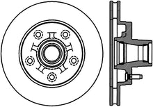 Load image into Gallery viewer, StopTech Sport Slotted (CRYO) 82-92 Chevy Camaro Front Left Rotor