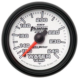 Autometer Phantom II 2-1/16in 120-240 Degree F Mechanical Water Temp Gauge