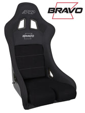 Load image into Gallery viewer, PRP Bravo Composite Seat- Black (PRP Silver Outline/Bravo Silver- Black Stitching)