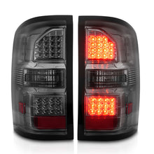 Load image into Gallery viewer, ANZO 2014-2018 GMC Sierra LED Tail Lights Black Housing Smoke Lens