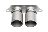 SOUL 14-19 Porsche 991.2 GT3 / GT3 RS Bolt-On Exhaust Tips - 4in Straight Cut Signature Satin Tips