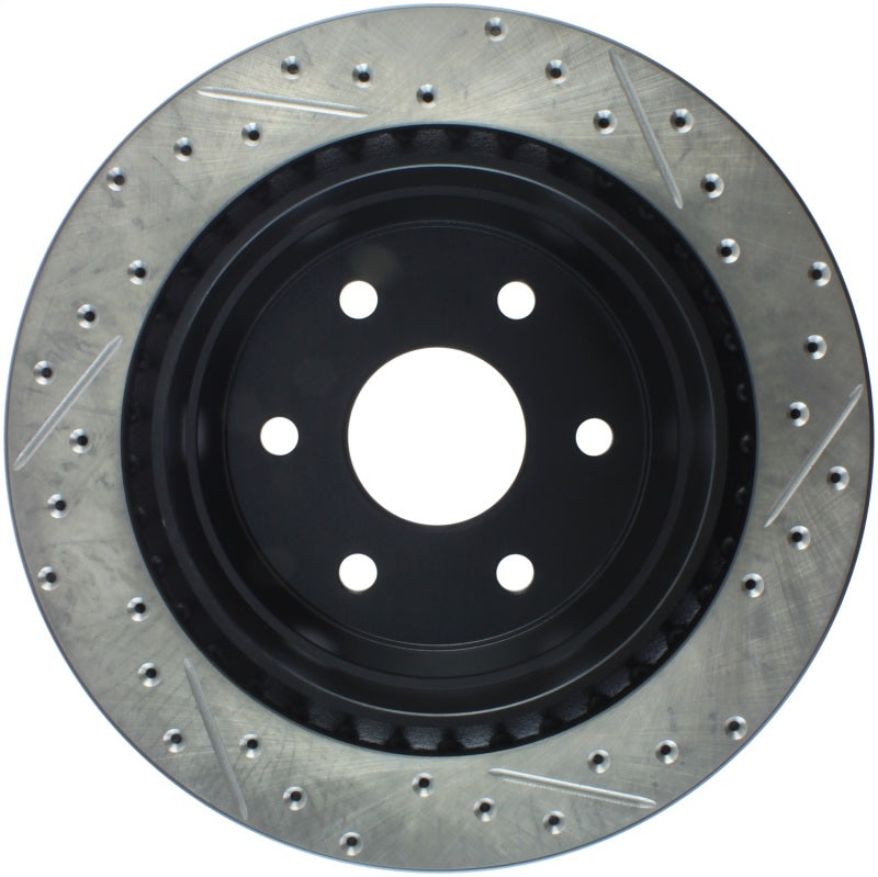 StopTech Power Slot 02-06 Escalade / 03-06 Avalance 1500 Rear Right Drilled & Slotted Rotors