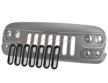 Load image into Gallery viewer, Oracle Vertical Mesh Inserts for Vector Grille (JK Model Only)