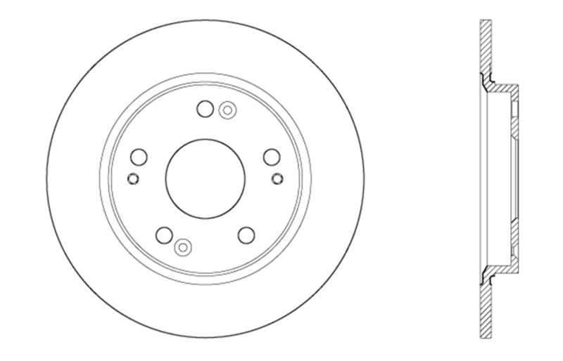 StopTech Drilled Sport Brake Rotor