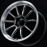 Advan RS-DF Progressive 18x9.5 +22 5-114.3 Machining & Racing Hyper Black Wheel