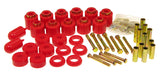Prothane 97-01 Jeep TJ 1in Lift Body Mount Kit - Red