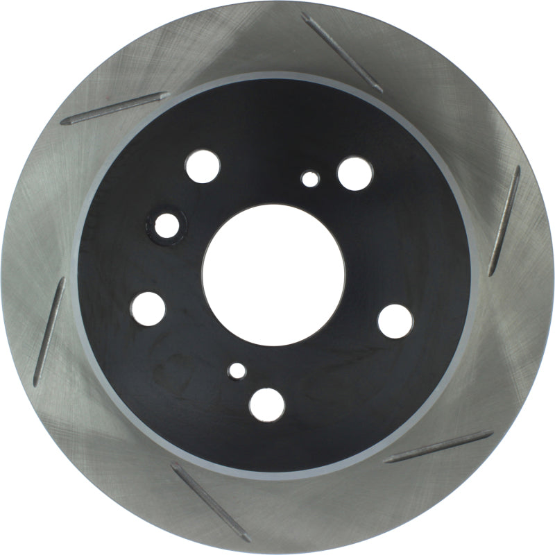 StopTech Power Slot 92-01 Toyota Camry 6cyl / 97-01 Lexus E Series Rear Left SportStop Slotted Roto