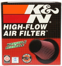 Load image into Gallery viewer, K&amp;N Universal Round Tapered Carbon Fiber Air Filter 6in Flg ID Centered/7.5in B OD/4.5in T OD/4in H