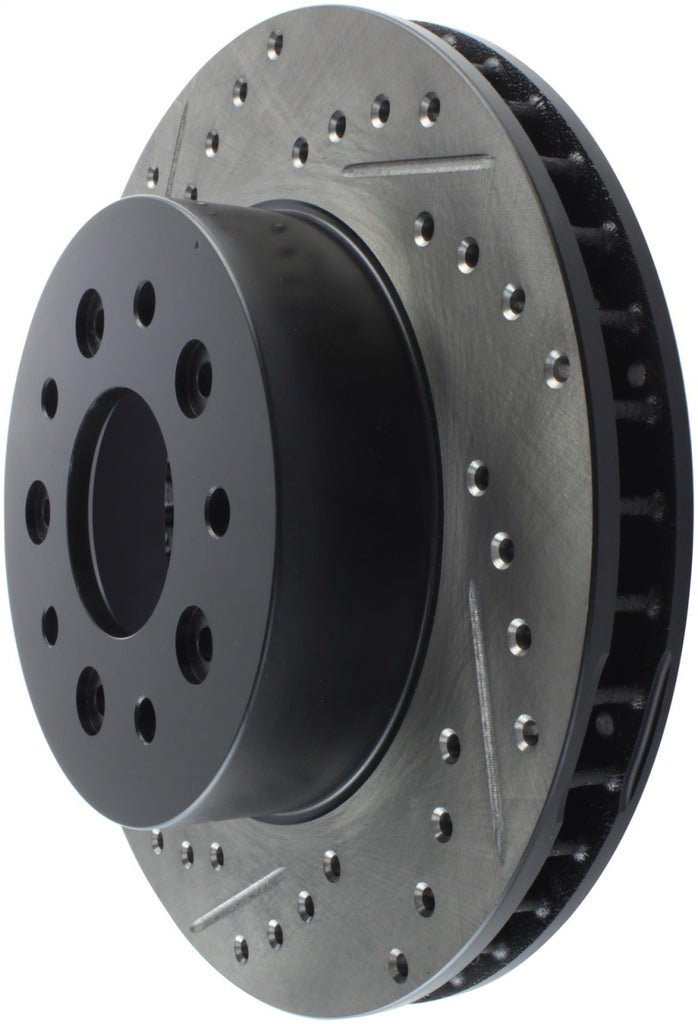 StopTech 63-82 Chevrolet Corvette Front Right Slotted & Drilled Rotor