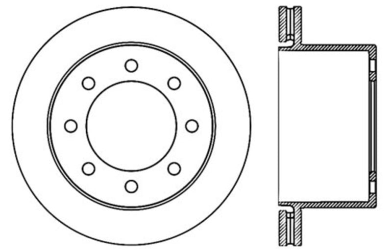 StopTech Drilled Sport Brake Rotor