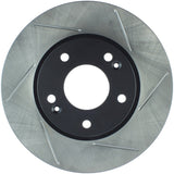 StopTech Power Slot 03-08 Hyundai Tiburon / 06-10 Kia Optima/12 Soul Front Left Slotted Rotor