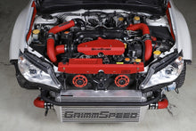 Load image into Gallery viewer, GrimmSpeed 2008-2014 Subaru WRX Front Mount Intercooler Kit Raw Core / Red Pipe