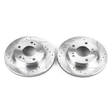 Load image into Gallery viewer, Power Stop 94-96 Nissan 240SX Front Evolution Drilled &amp; Slotted Rotors - Pair