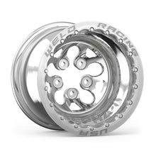 Load image into Gallery viewer, Weld Alpha-1 15x13 / 5x4.5 BP / 3in. BS Polished Wheel - Polished Double Beadlock MT