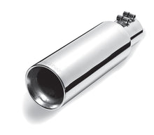 Load image into Gallery viewer, Gibson Round Dual Wall Straight-Cut Tip - 4in OD/2.5in Inlet/12in Length - Stainless