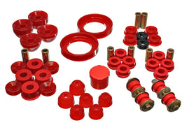 Energy Suspension 90-93 Honda Accord/Odyssey Red Hyper-Flex Master Bushing Set - GTR Auto