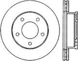 StopTech Power Slot 87-89 Conquest 5 Lug / 83-89 Starion 5 Lug Cryo Slotted Front Left Rotor