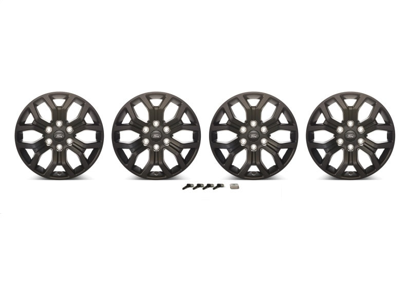 Ford Racing 2021+ F-150 18in Matte Black Wheel Kit