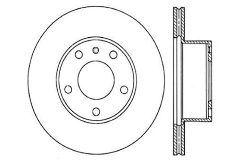 StopTech Drilled Sport Brake Rotor