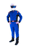 RaceQuip Blue Chevron-1 Suit - SFI-1 Small