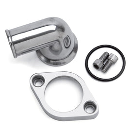 Edelbrock Waterneck SBC/BBC 90-Degree Two-Piece Cast Swivel Polished
