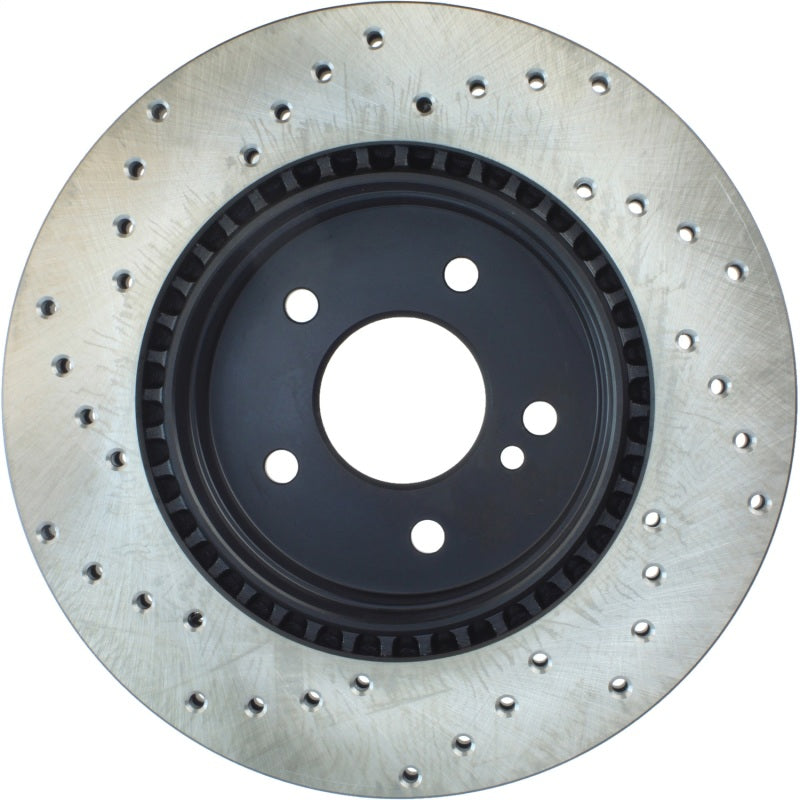 StopTech 05-06 Mercedes Benz C55 AMG Sportstop Drilled Left Rear CRYO Rotor