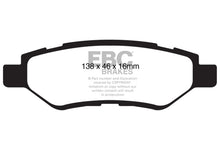 Load image into Gallery viewer, EBC 09-15 Chevrolet Camaro 3.6L Orangestuff Rear Brake Pads